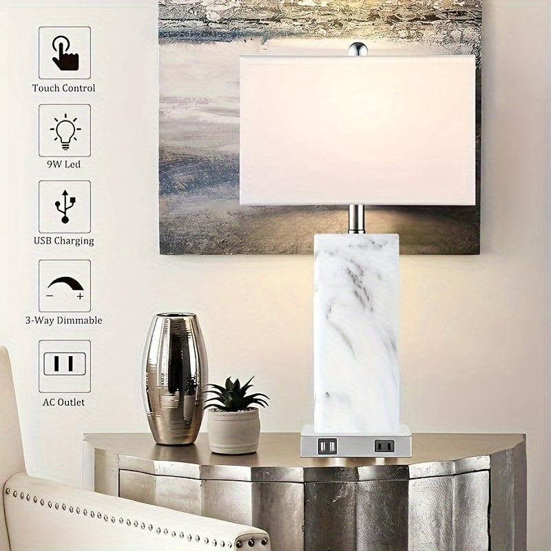 Touch Control Table Lamps Set Of 2