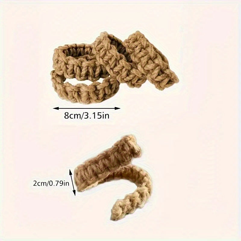 8pcs Braided Boho Curtain Tie Back