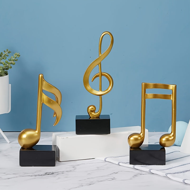 3pcs Silvery Music Figure - Modern