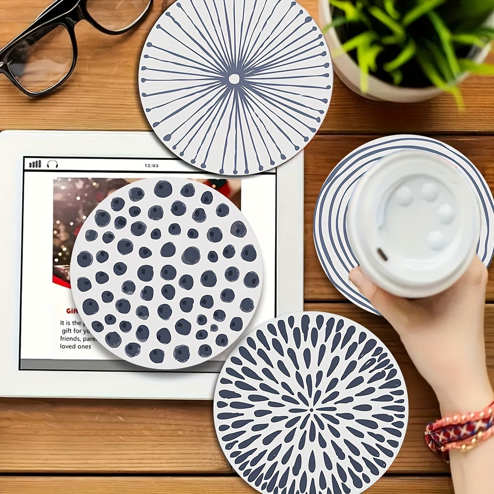 6 Wooden Drink Coasters