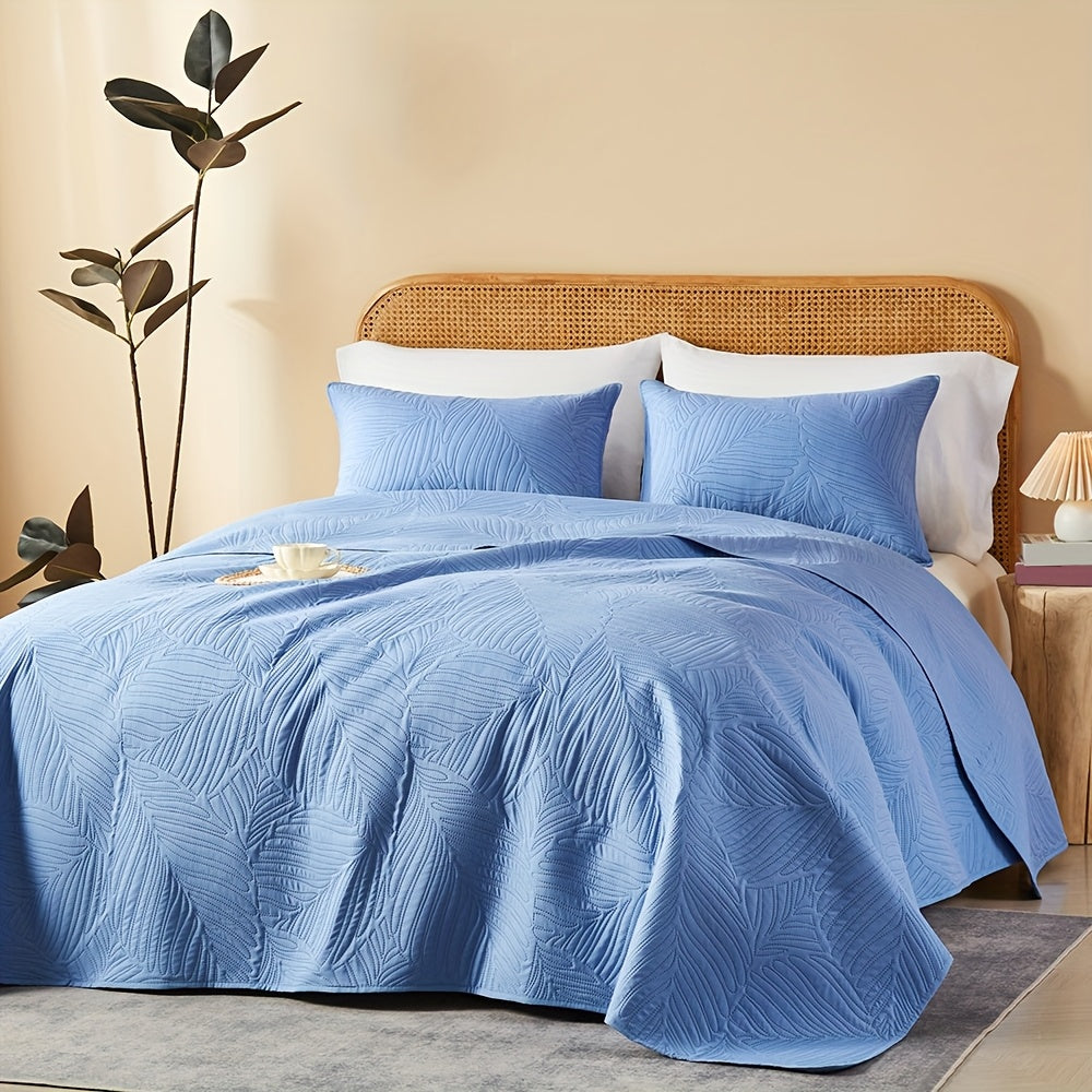 3pcs Elegant Microfiber Quilt Set