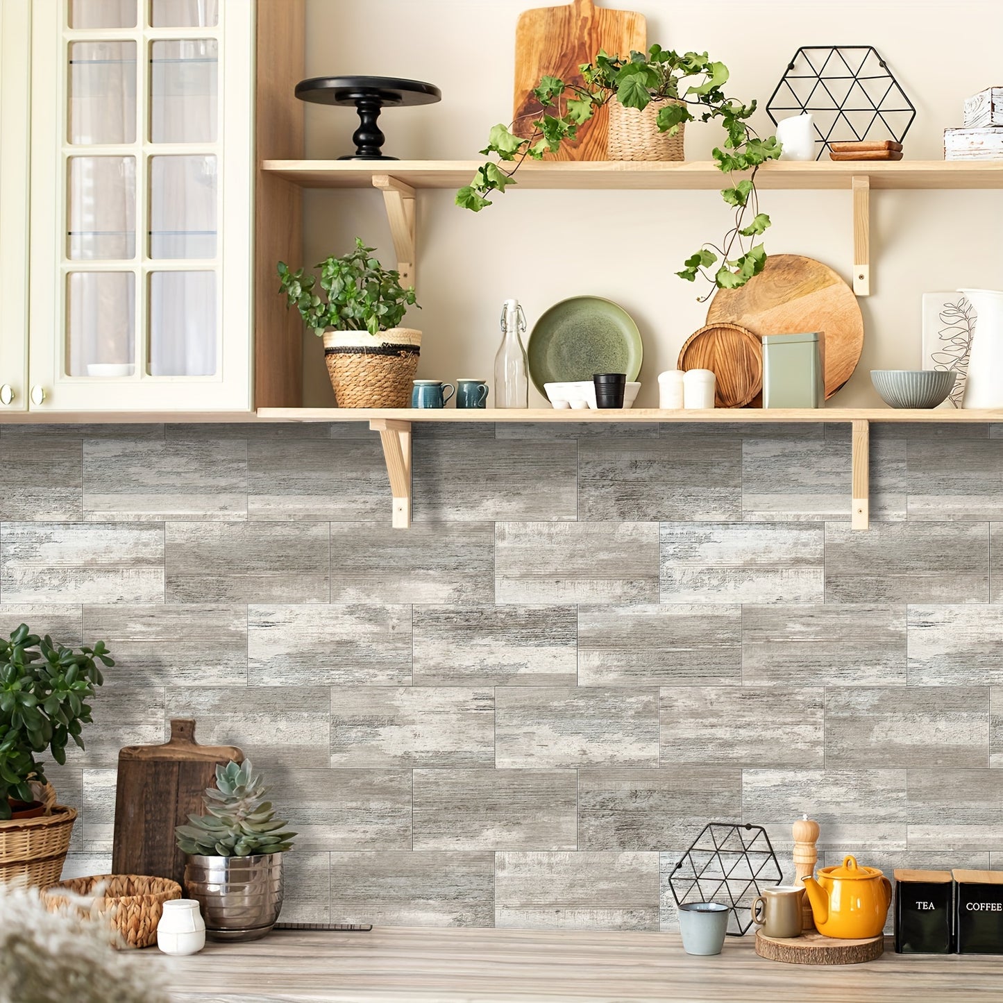 Rustic Farmhouse Wood Peel & Stick Wallpaper