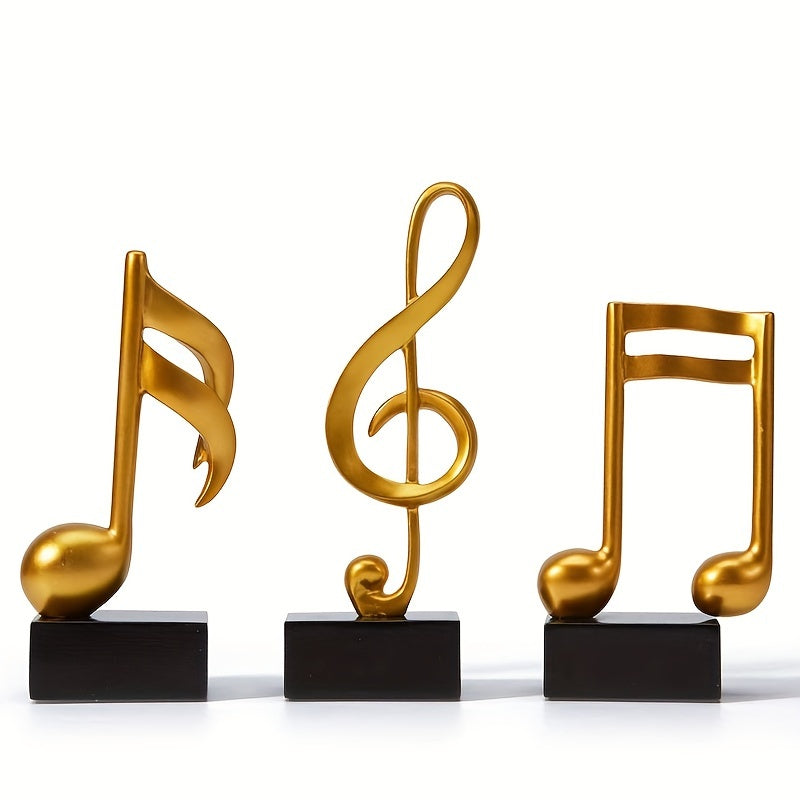 3pcs Silvery Music Figure - Modern