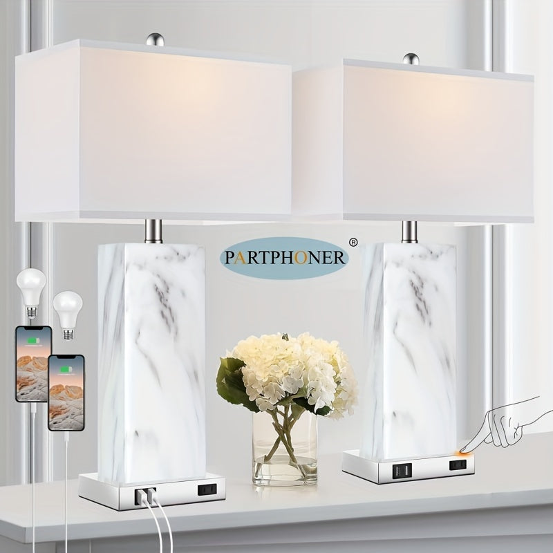 Touch Control Table Lamps Set Of 2