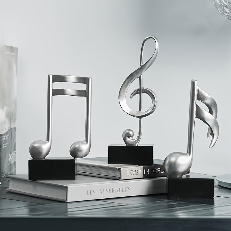 3pcs Silvery Music Figure - Modern