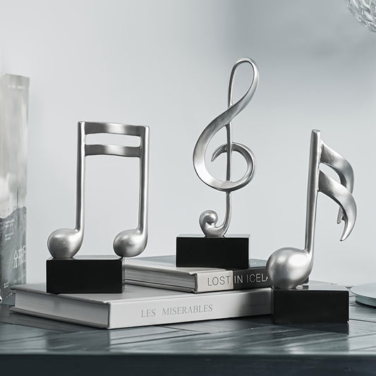 3pcs Silvery Music Figure - Modern