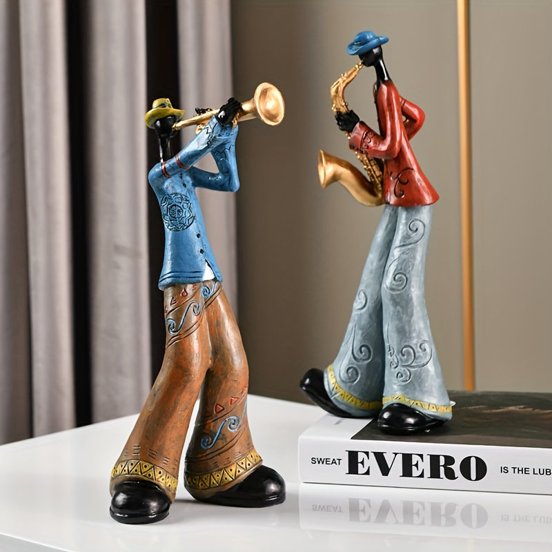 Colorful Abstract American Band Figurines