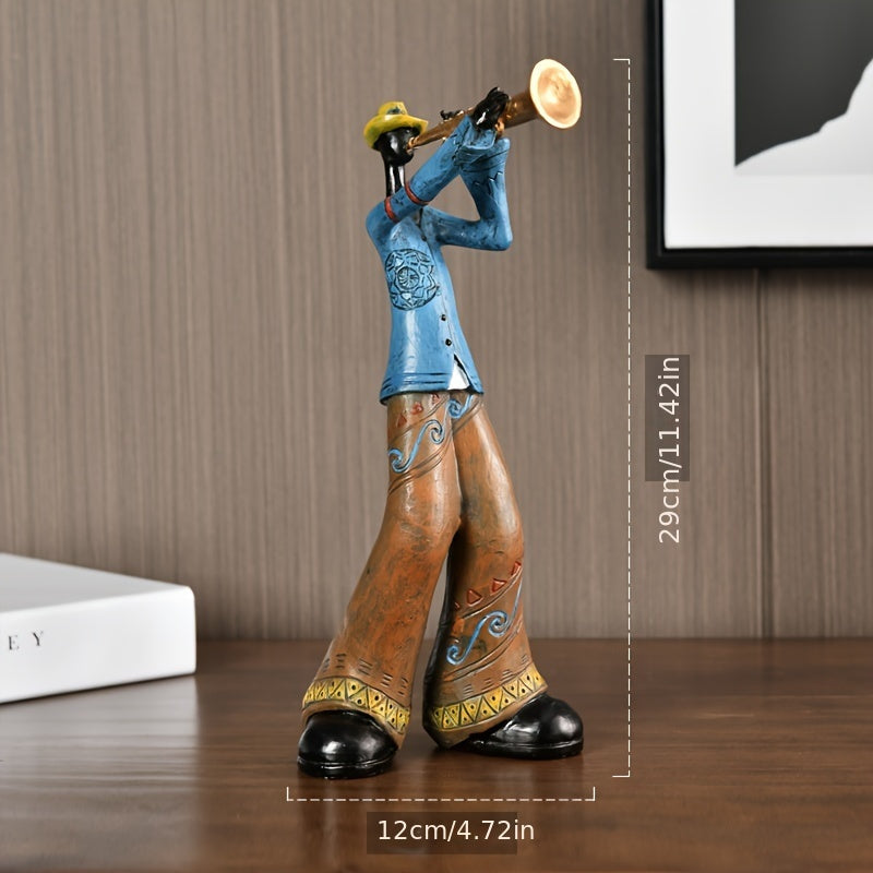 Colorful Abstract American Band Figurines