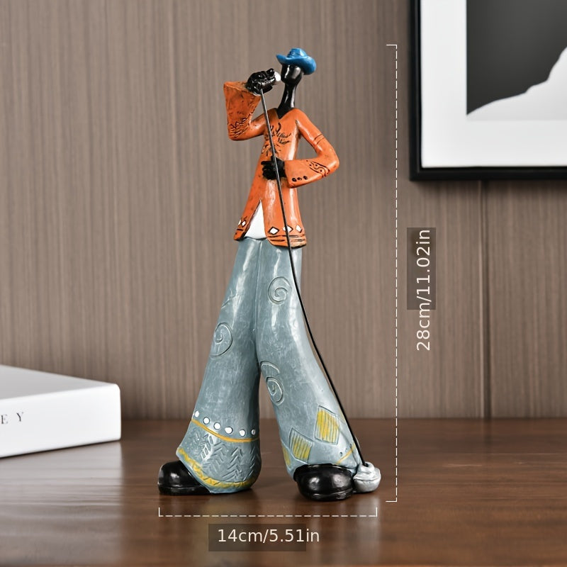 Colorful Abstract American Band Figurines