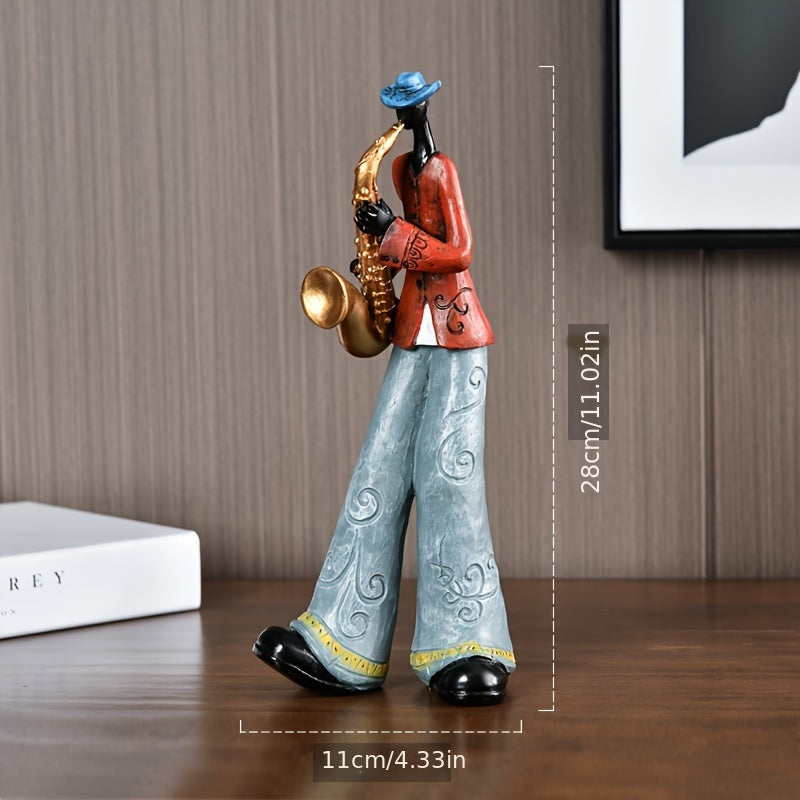 Colorful Abstract American Band Figurines