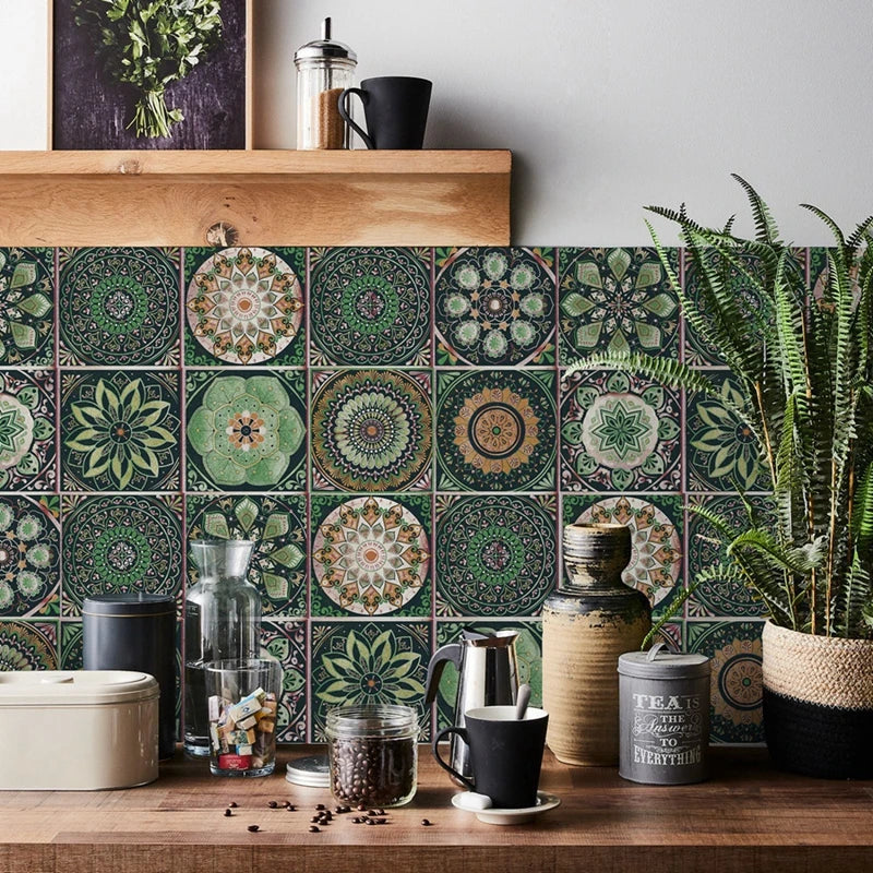 24pcs Moroccan Style Wall Stickers Waterproof
