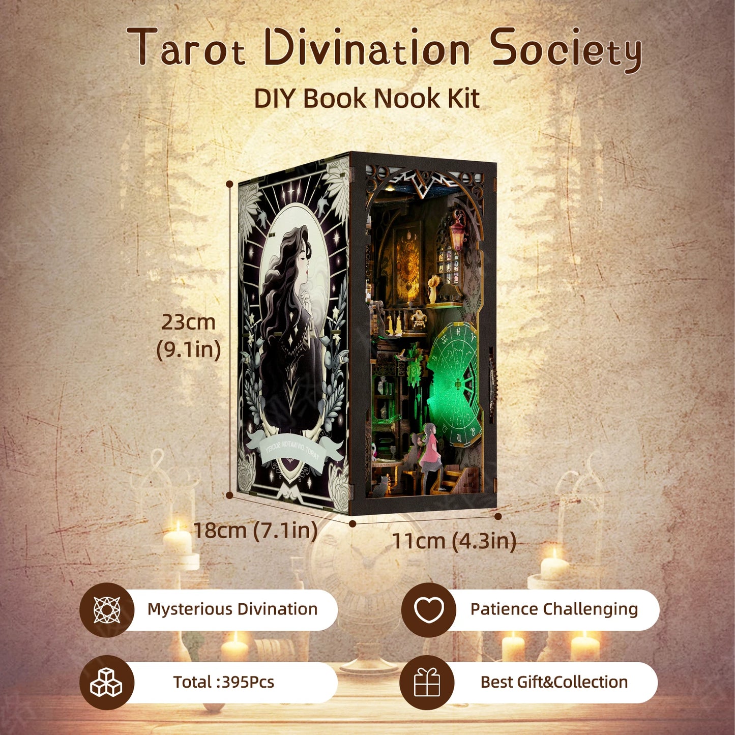 DIY Tarot Divination Society Book Nook Kit