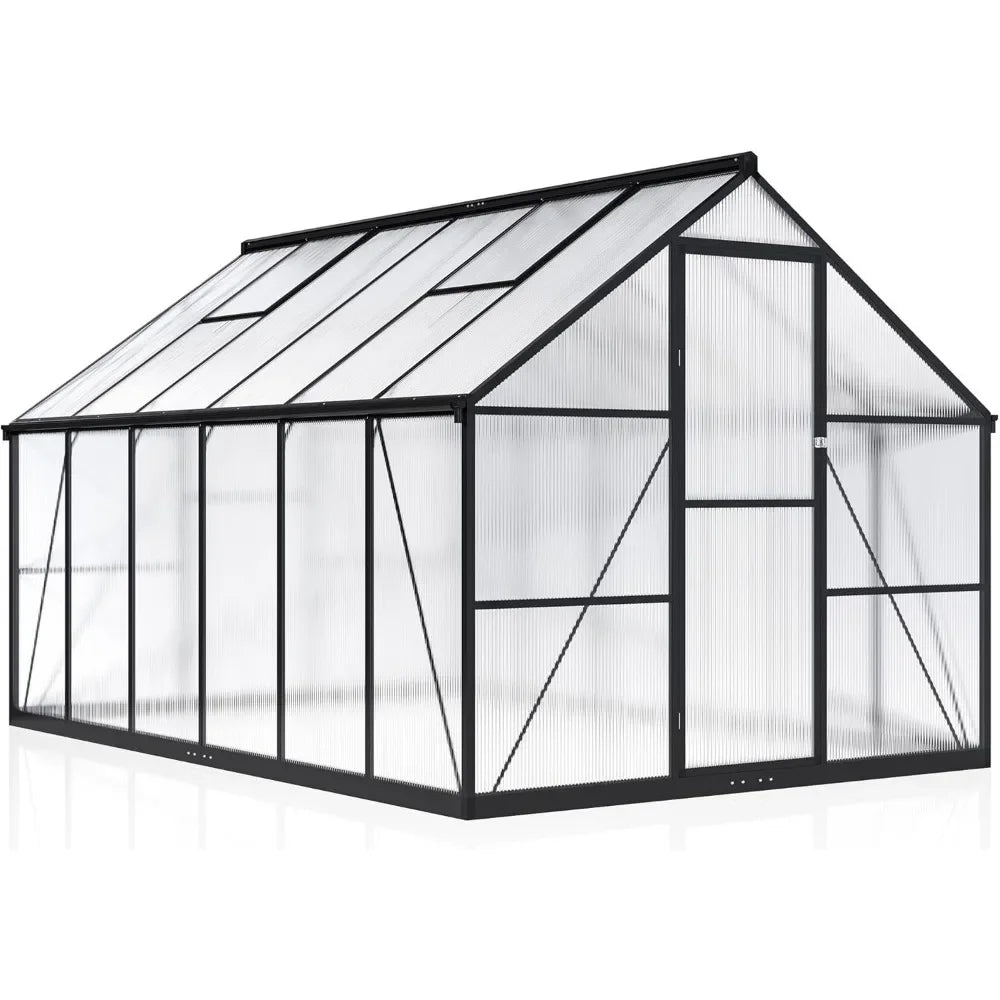 8x14 FT Greenhouse, Aluminum