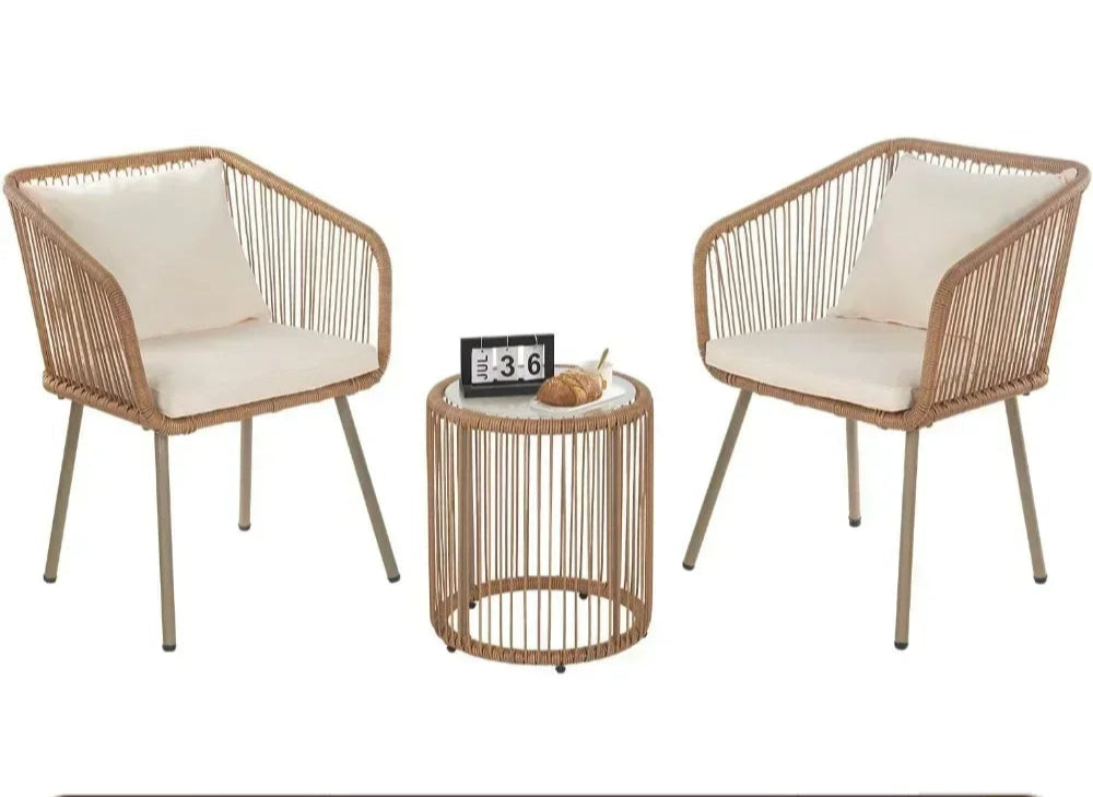 3-Piece Outdoor Bistro Furniture Set