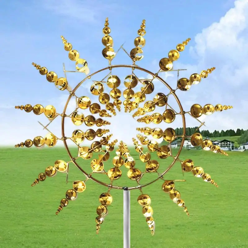 Kinetic Metal Wind Powered Spinner
