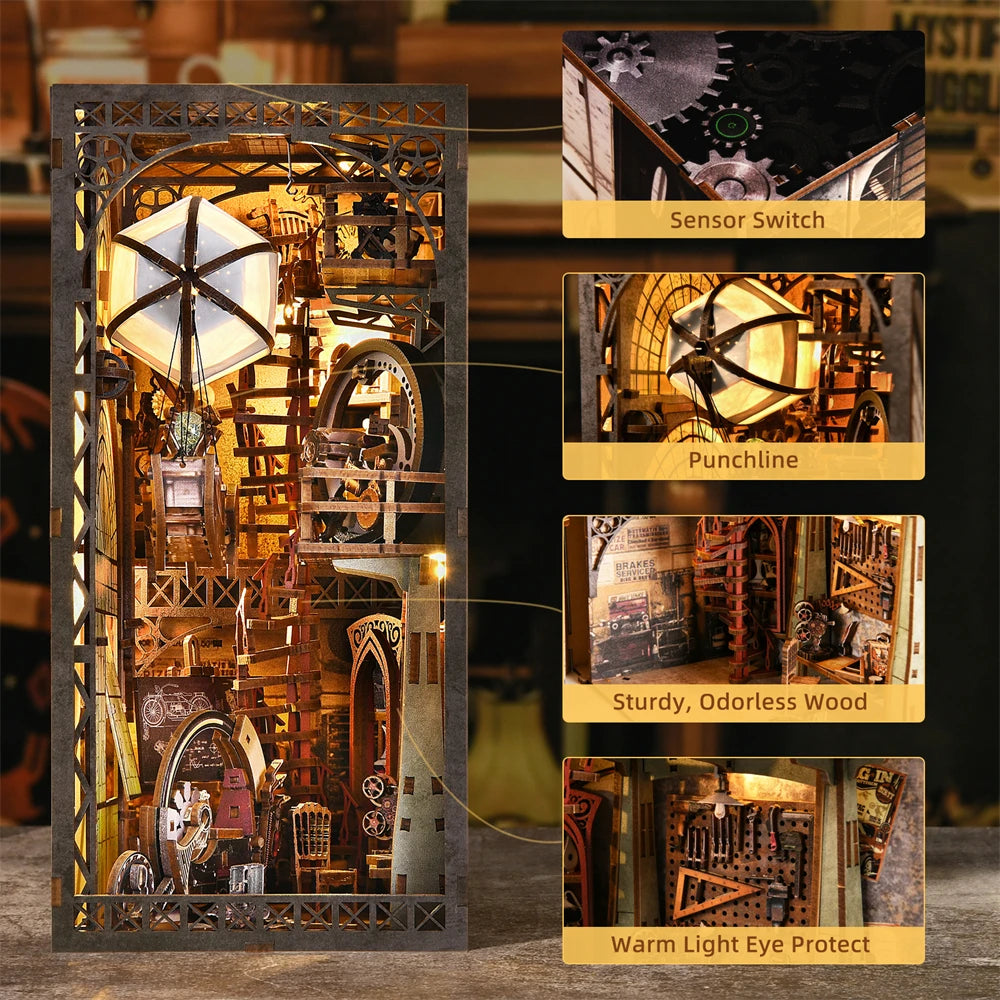 DIY Uncle Peter's Warehouse Book Nook Kit