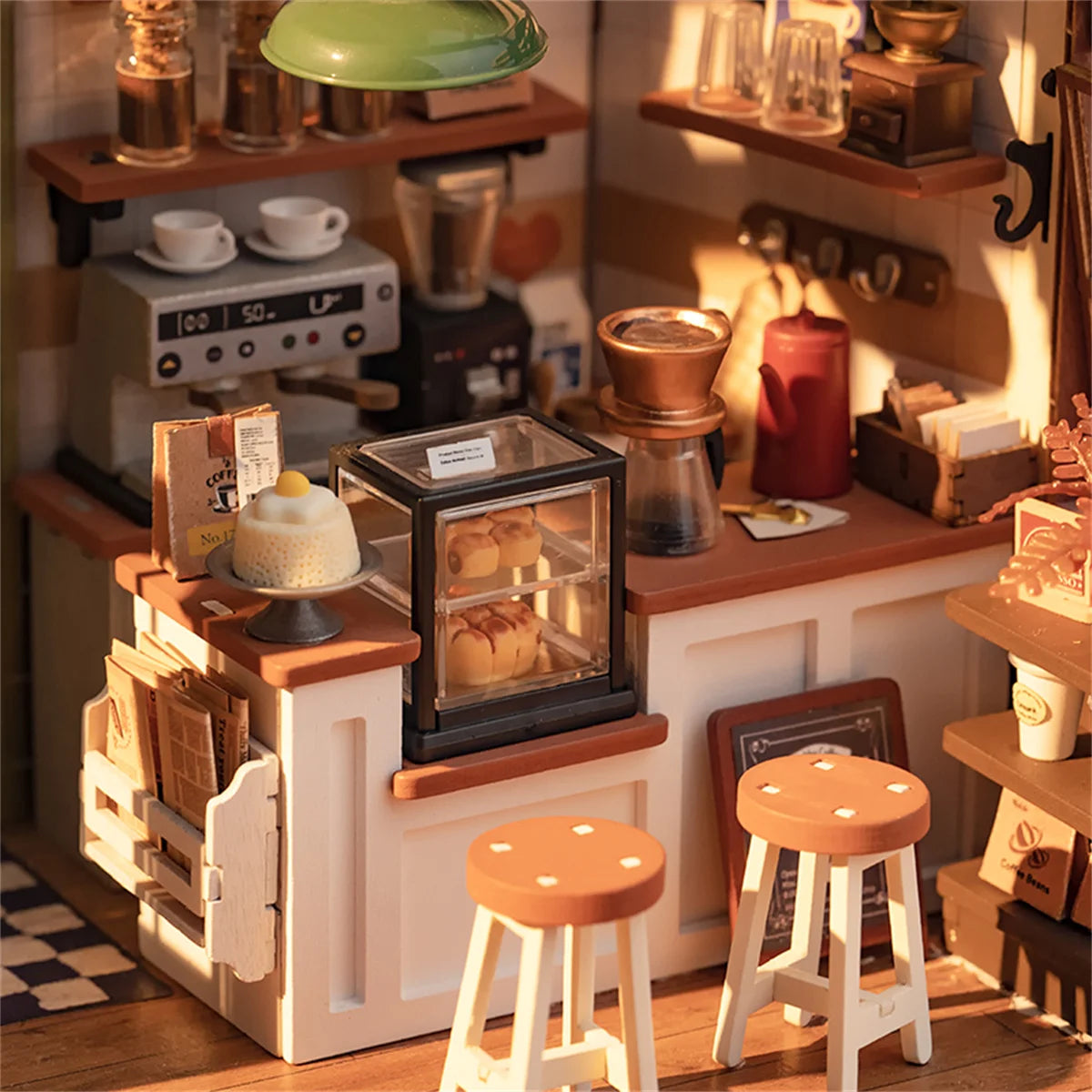 DIY Rolife NO.17 Cafe 3D Puzzle