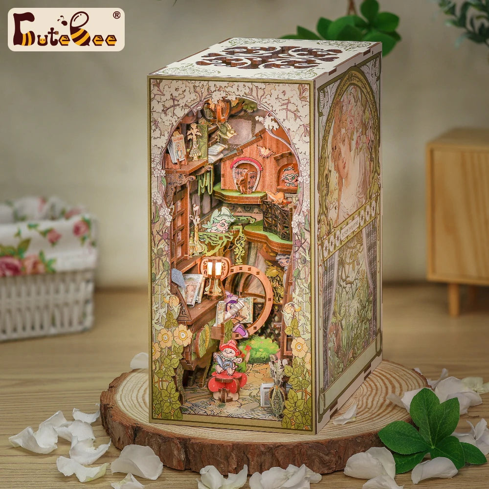DIY Book Nook Kit Elven Paradise w/LEDs
