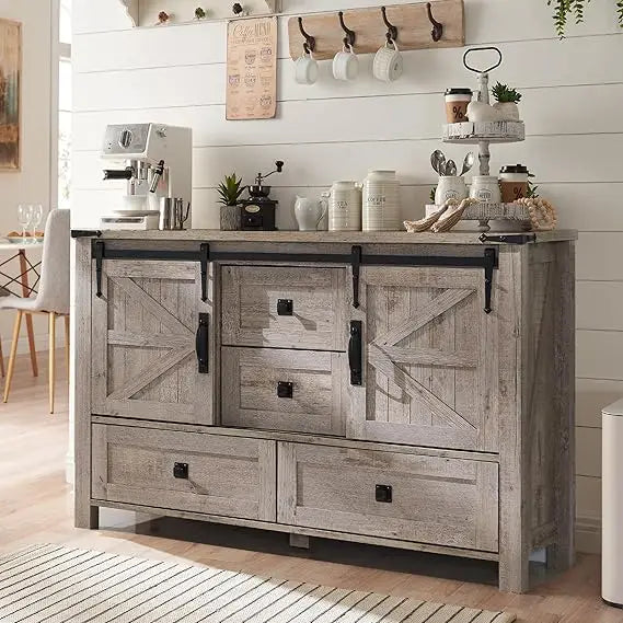 Farmhouse Sideboard Buffet Cabinet