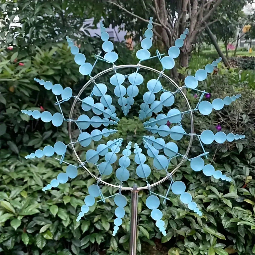 Magical 3D Metal Kinetic Wind Sculpture