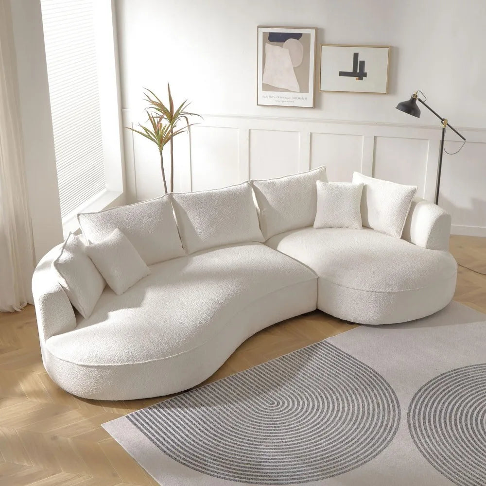 Modern Curved Sofa Couch