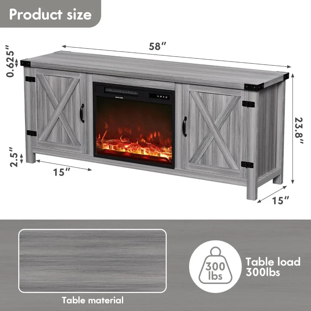 Fireplace TV Stand
