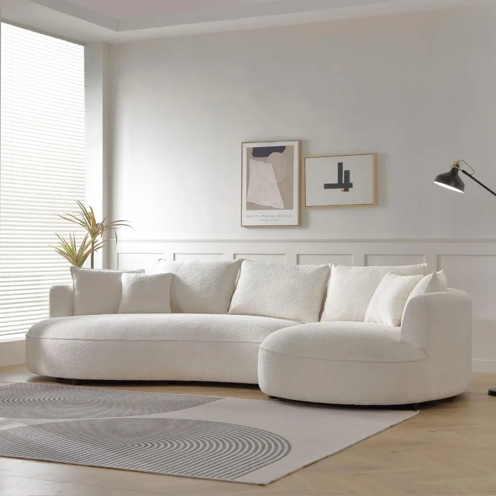 Modern Curved Sofa Couch