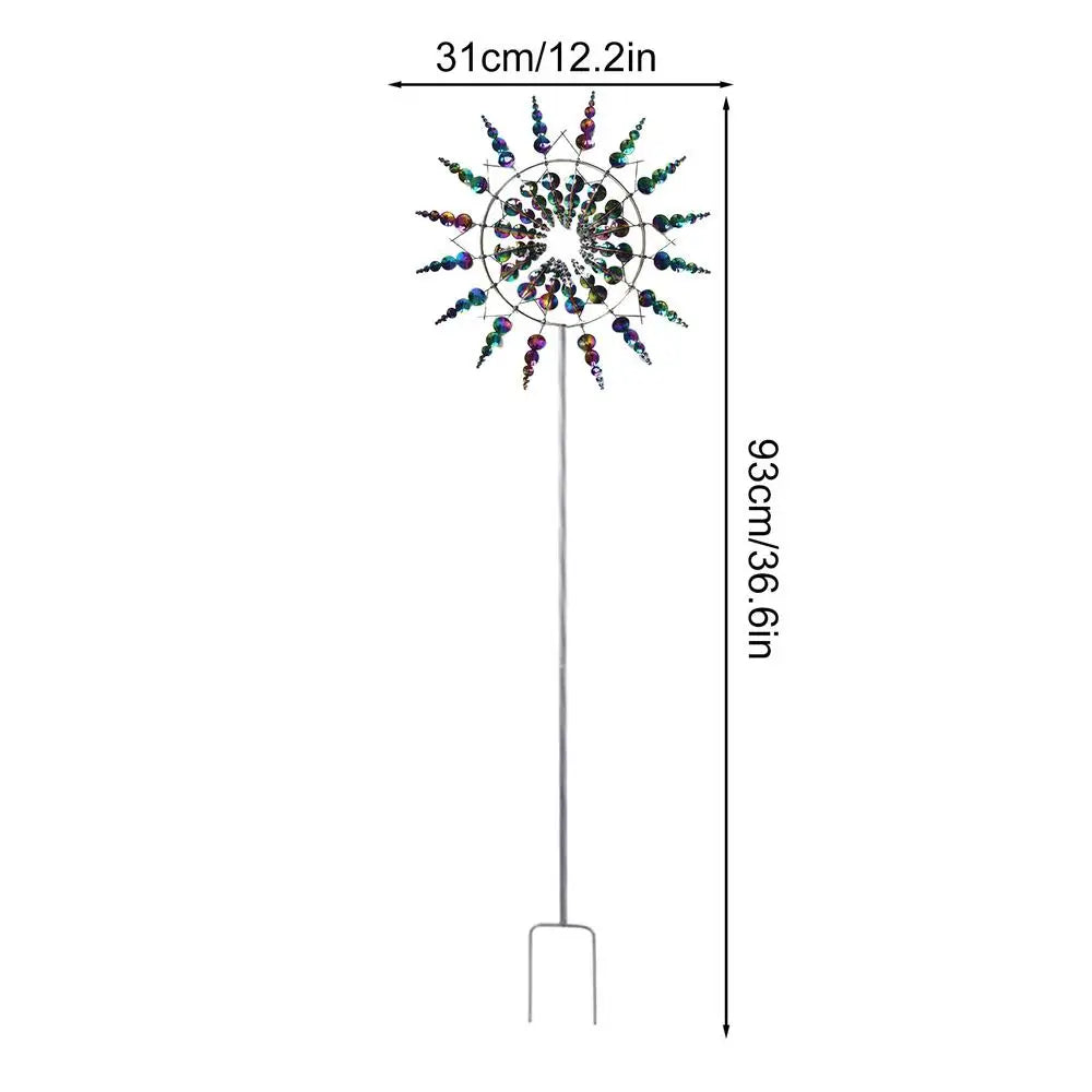 Kinetic Metal Wind Powered Spinner