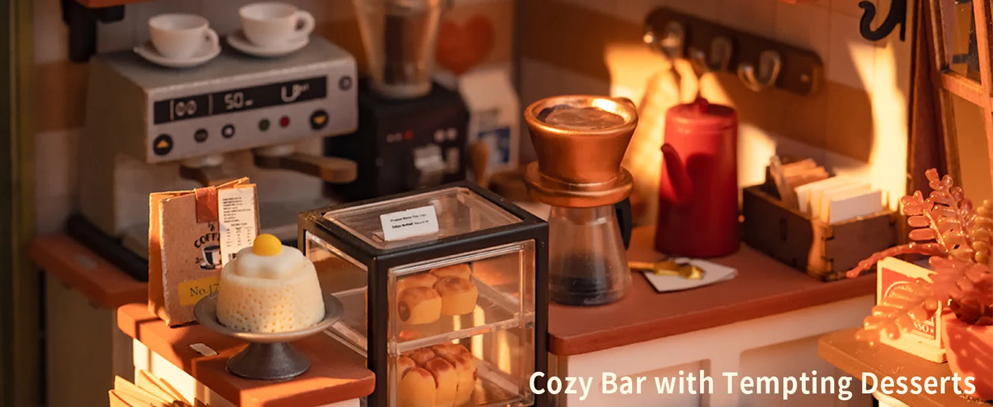 DIY Rolife NO.17 Cafe 3D Puzzle