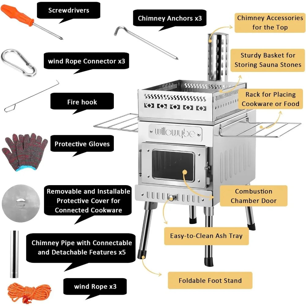 Portable Camping Wood Stove