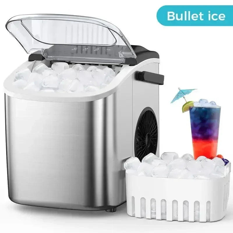 Bullet Ice Maker Countertop Portable Ice Maker