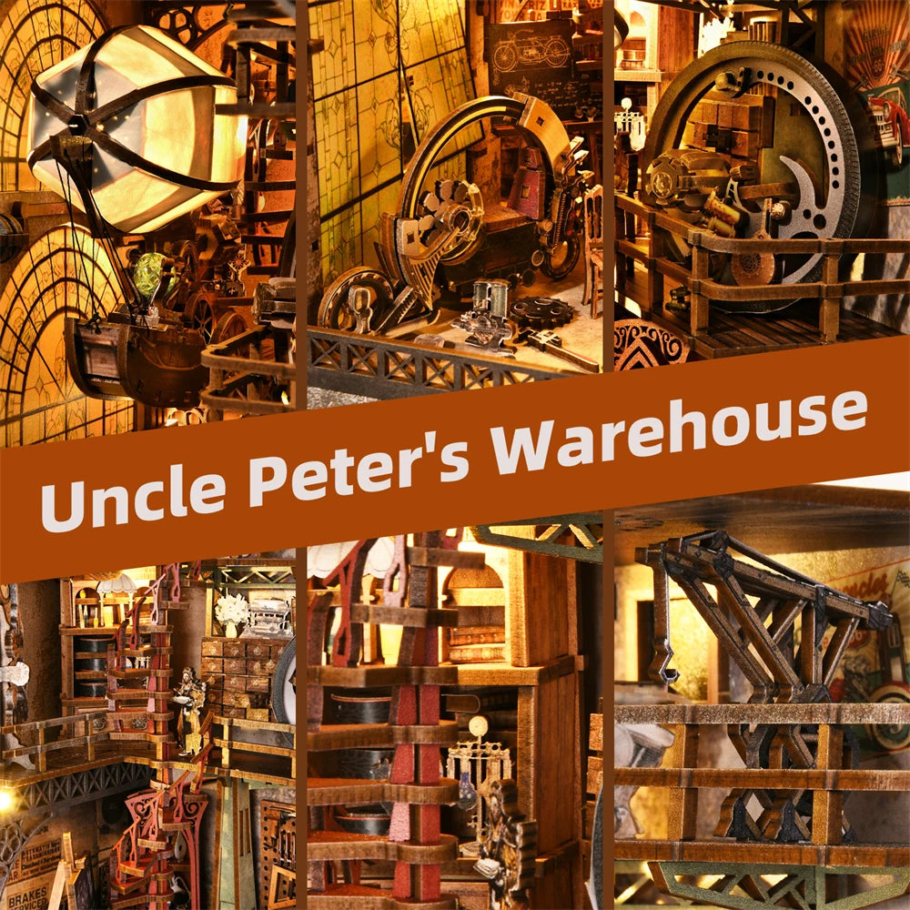 DIY Uncle Peter's Warehouse Book Nook Kit