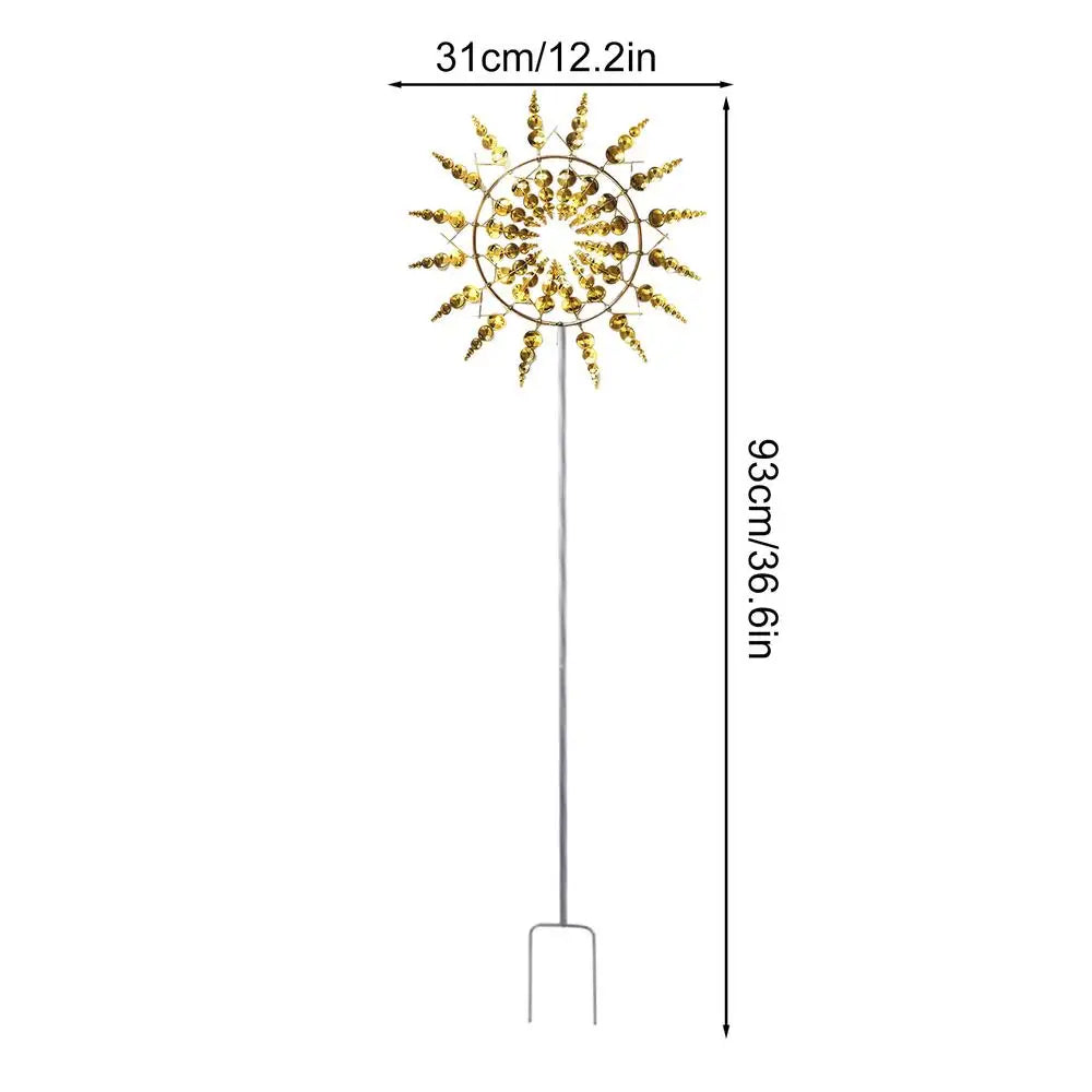 Kinetic Metal Wind Powered Spinner