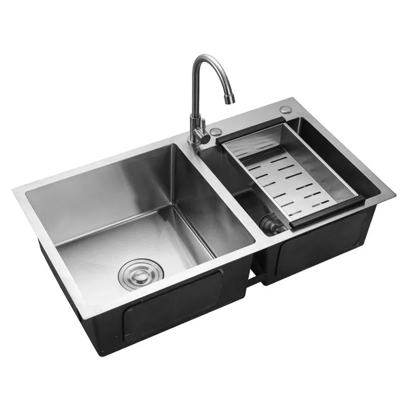 Stainless Steel Deep Double Sink