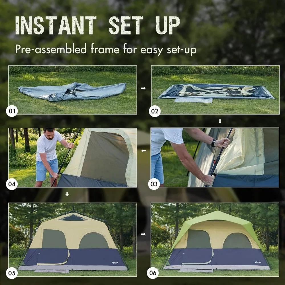 8 Person Instant Tent for Camping