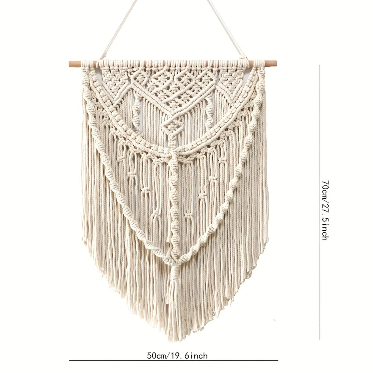 Handmade Bohemian Macrame Wall Hanging