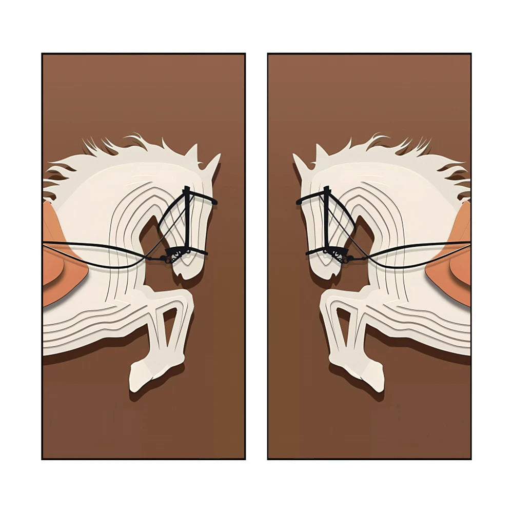 Modern Luxury Horses Wall Art