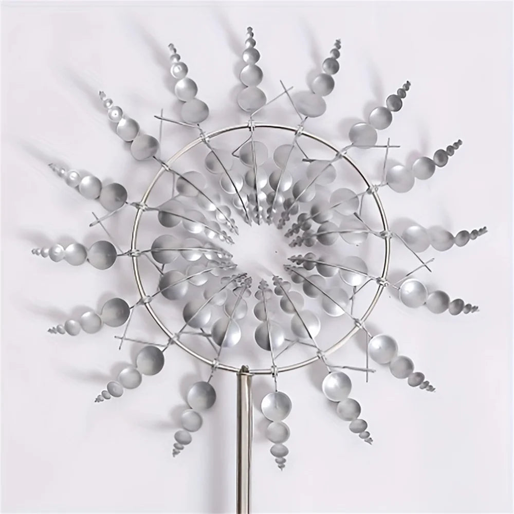 Magical 3D Metal Kinetic Wind Sculpture