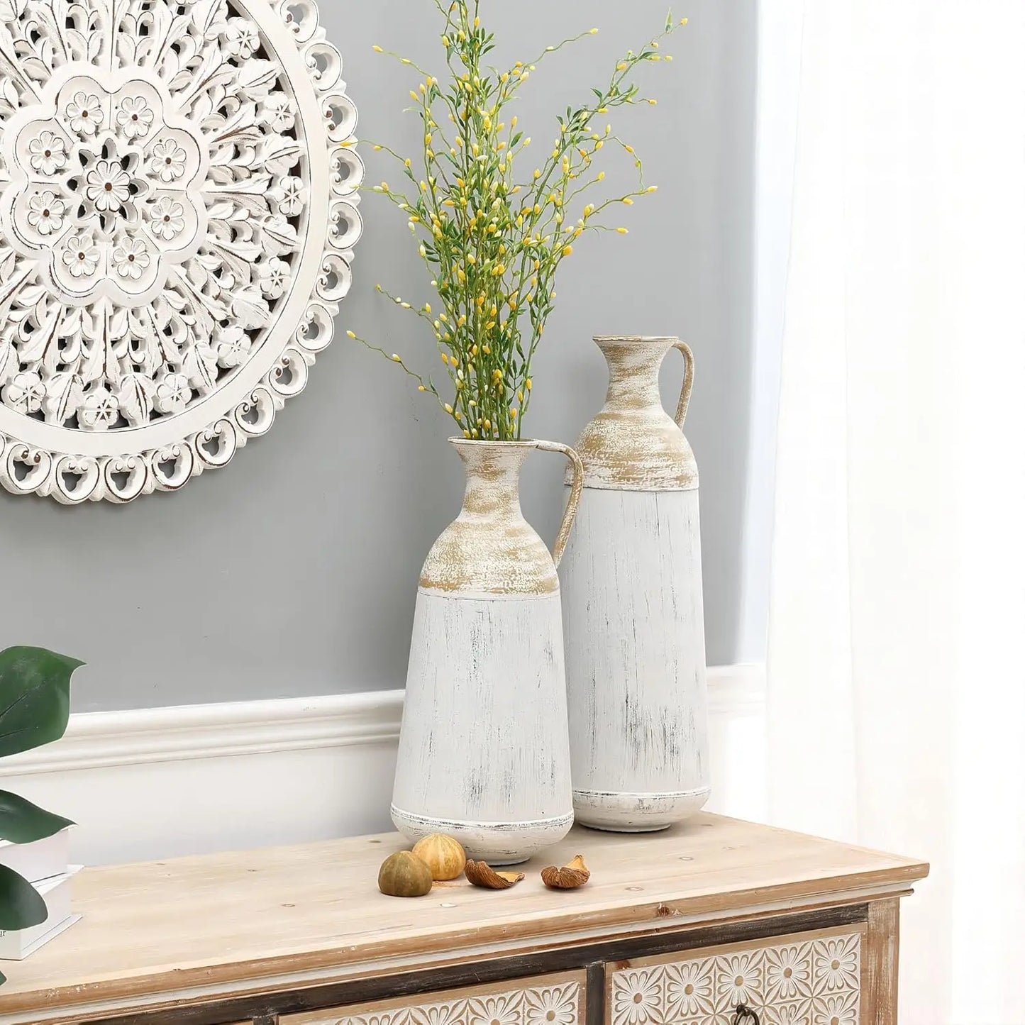 Tall Floor Vase, Set of 2