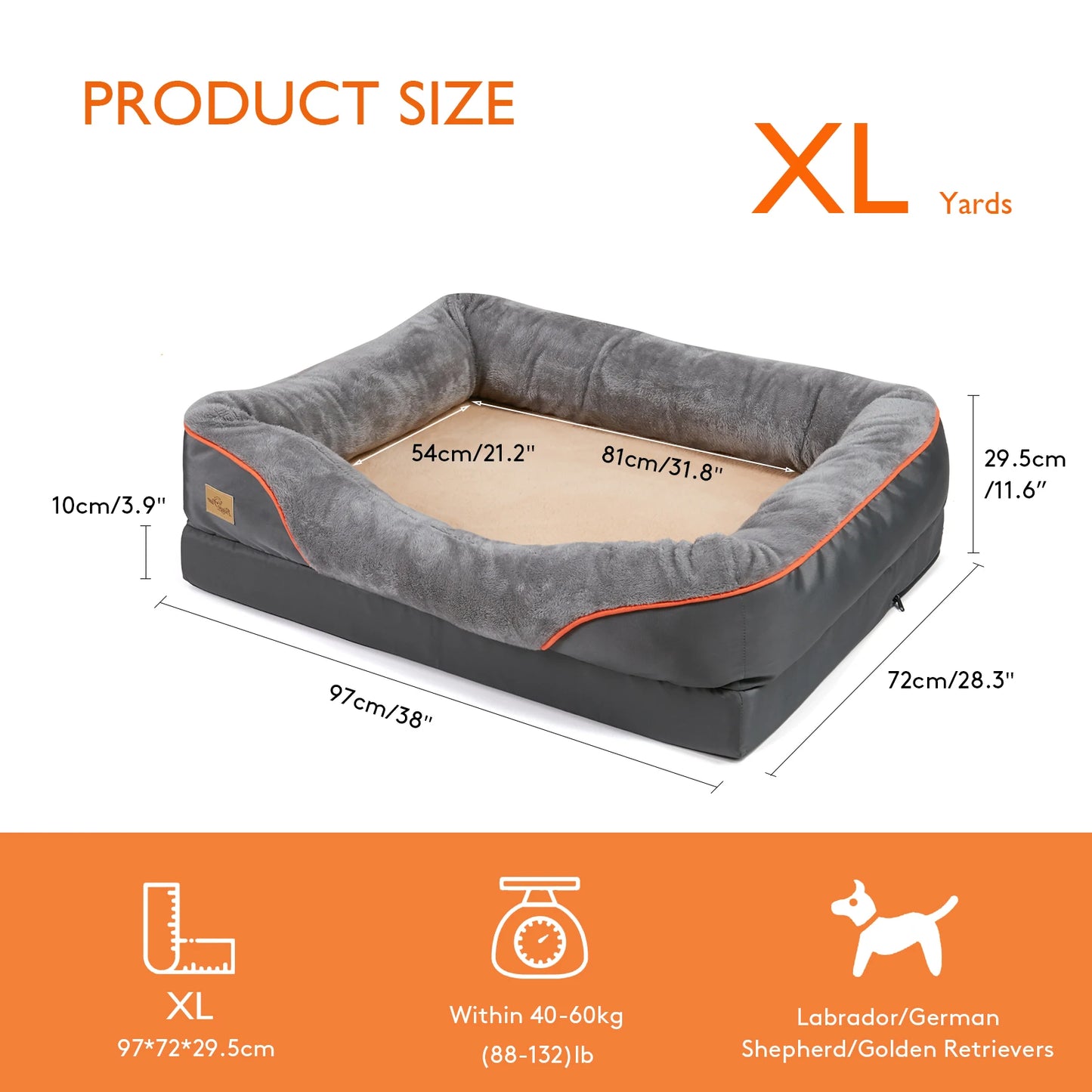 Dog Bed Orthopedic Foam Bed