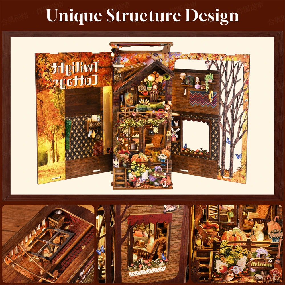 DIY Book Nook Kit Twilight Cottage + Others