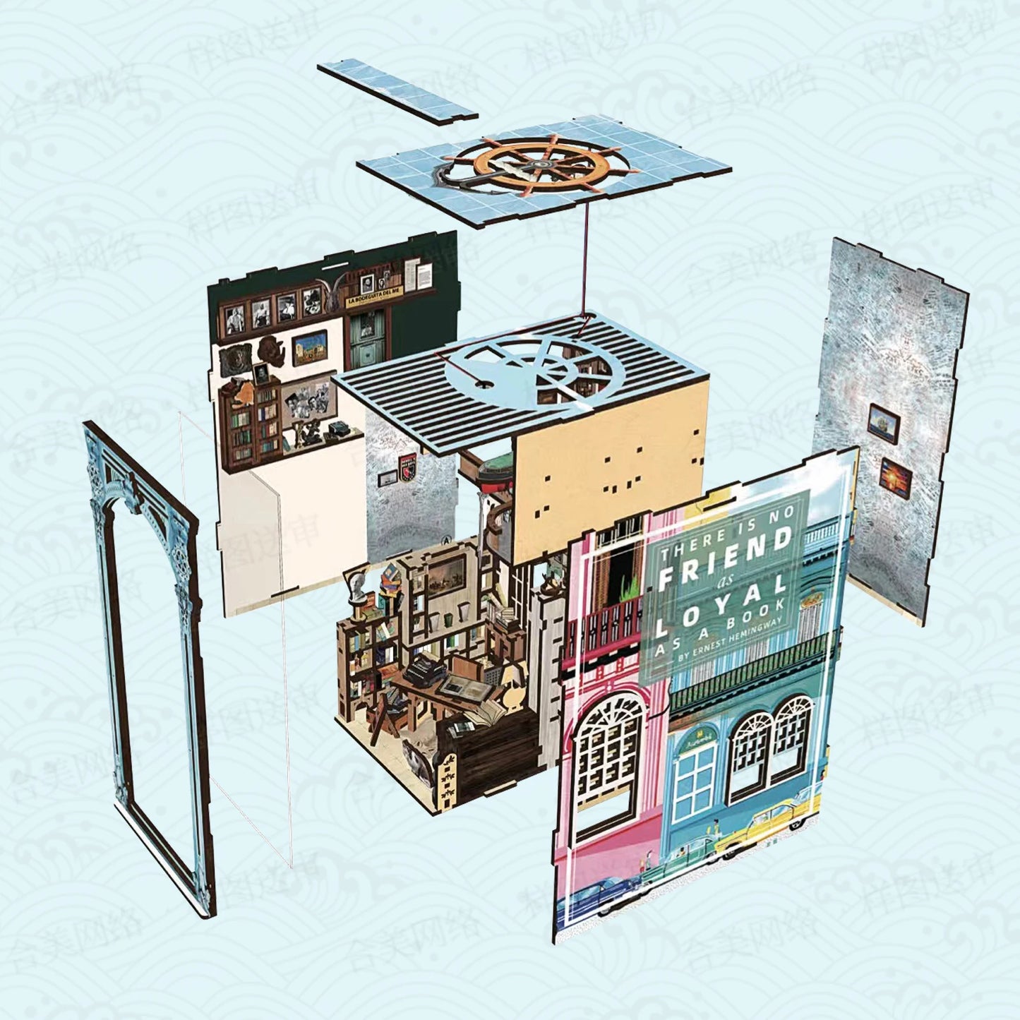 DIY š š¶š»š¶šš¶šš Book Nook Kit šš²šŗš¶š»š“šš®š