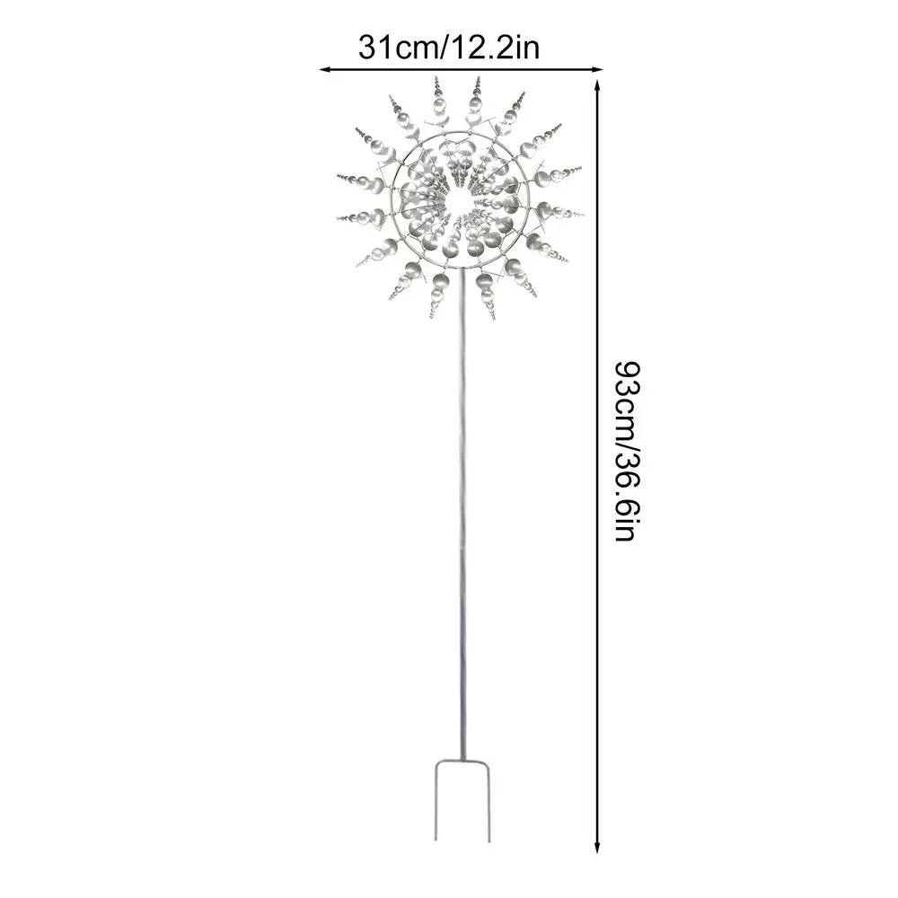 Kinetic Metal Wind Powered Spinner