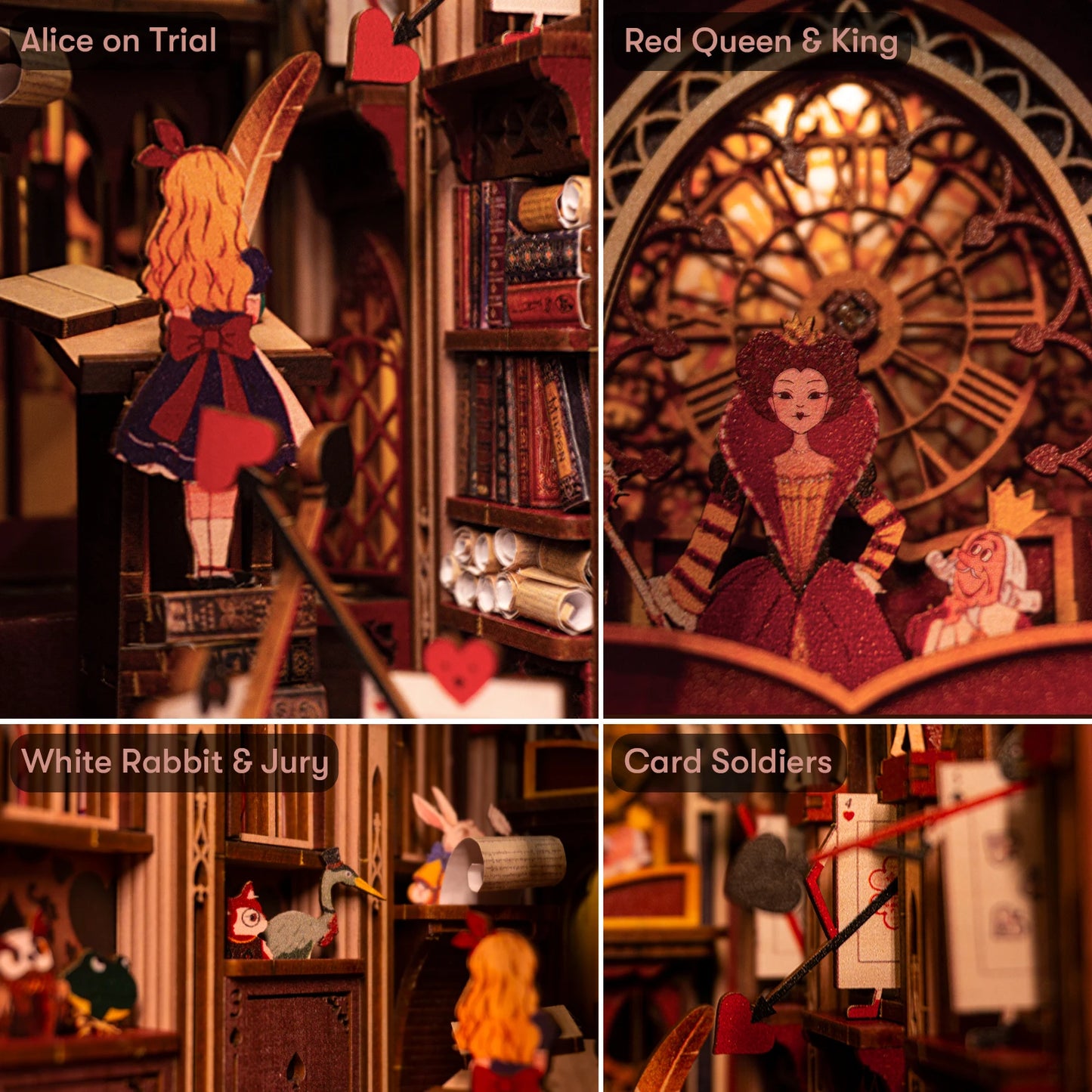 3D Book Nook Kit, DIY ππΉπΆπ°π²'π EππΆπ±π²π»π°π²