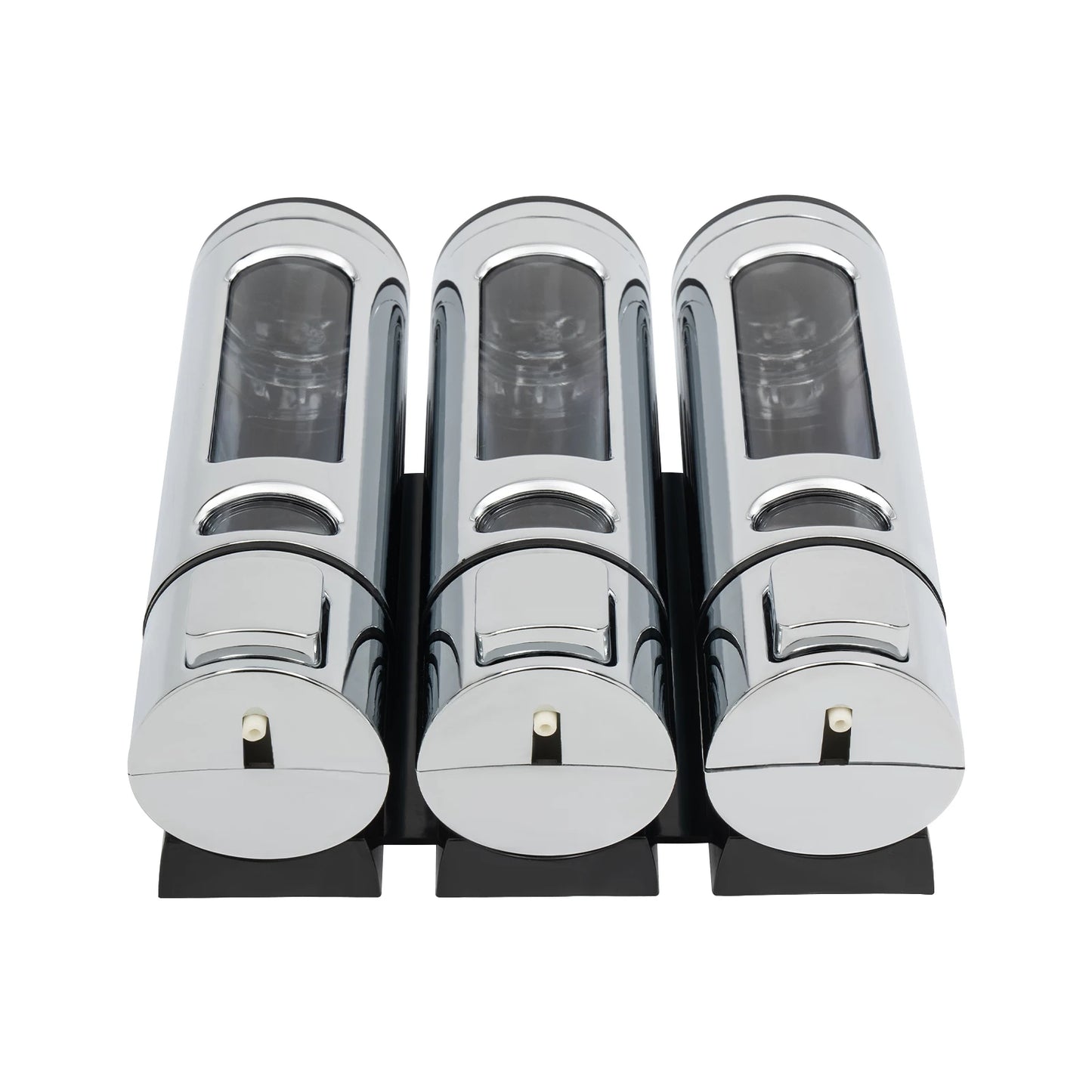 Refillable Liquid Soap Dispenser Bottles - Silver