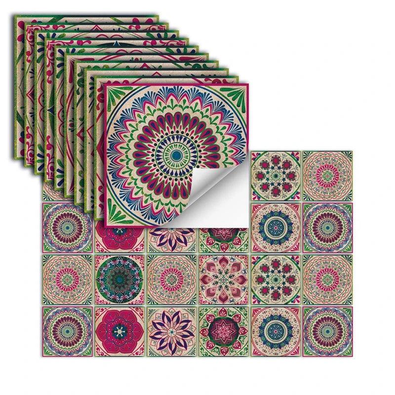 24pcs Moroccan Style Wall Stickers Waterproof
