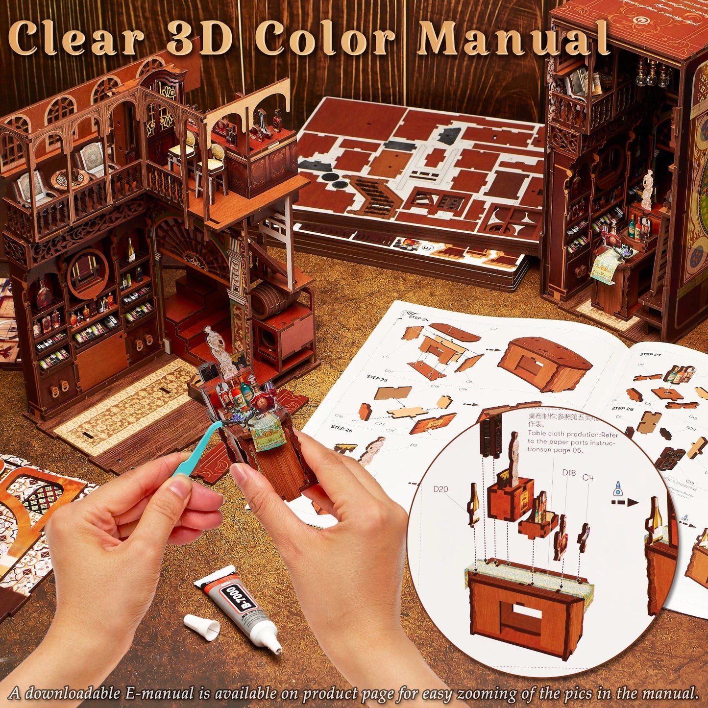 Book Nook Kit, DIY Roaring Twenties Speakeasy