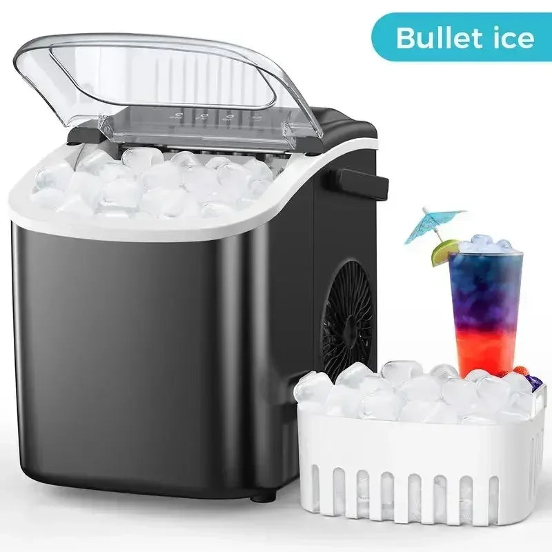 Bullet Ice Maker Countertop Portable Ice Maker
