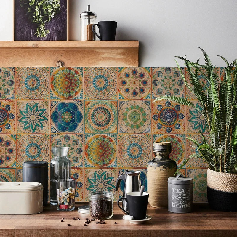 24pcs Moroccan Style Wall Stickers Waterproof