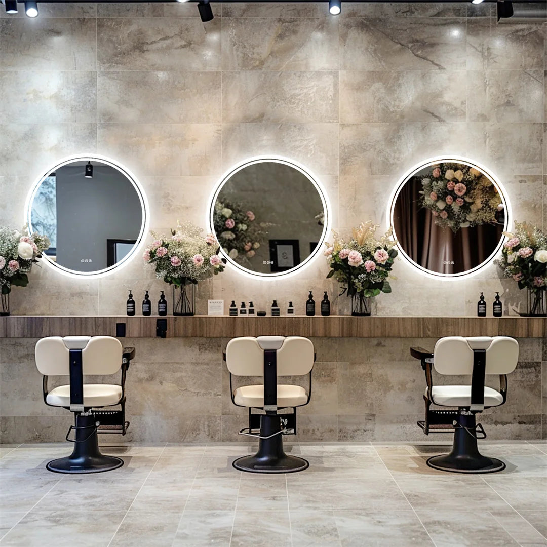 Intelligent LED Big Round Mirror
